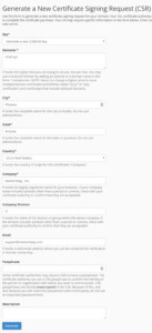 How to Generate CSR using cPanel
