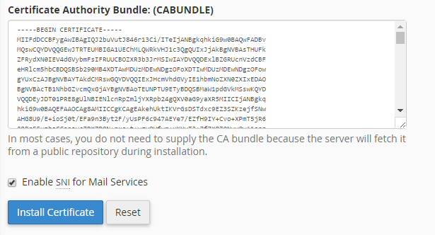 HOW TO INSTALL SSL CERTIFICATE IN CPANEL